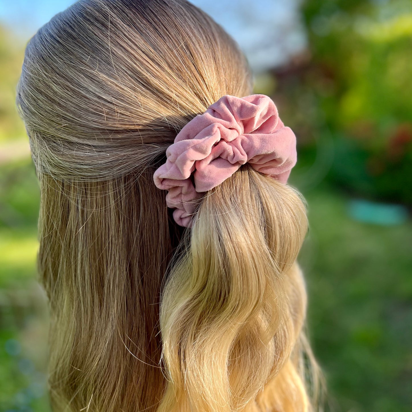 Selena Pale Pink Scunchie