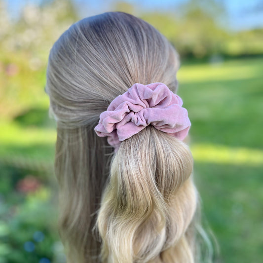Selena Pale Pink Scunchie
