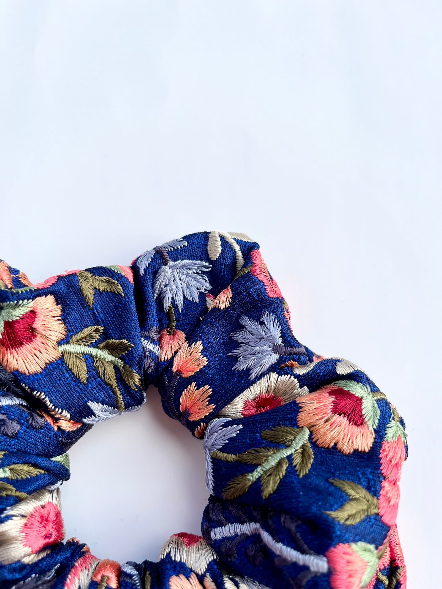 Jane Embroidered Scrunchie