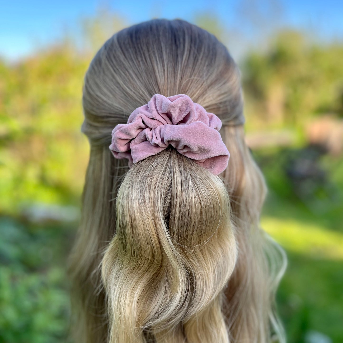 Selena Pale Pink Scunchie