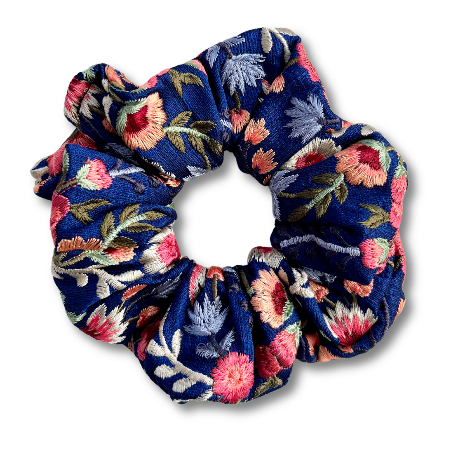 Jane Embroidered Scrunchie