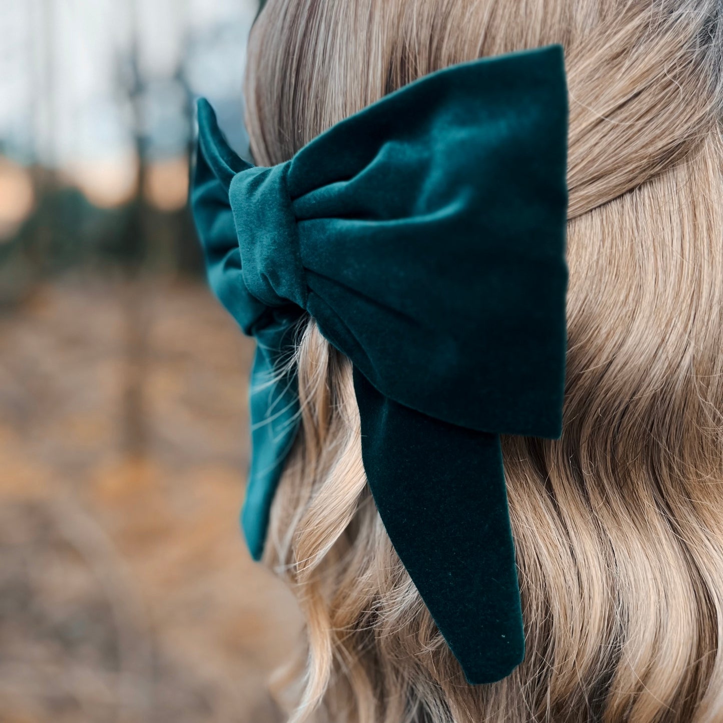 Kelly Dark Green Bow