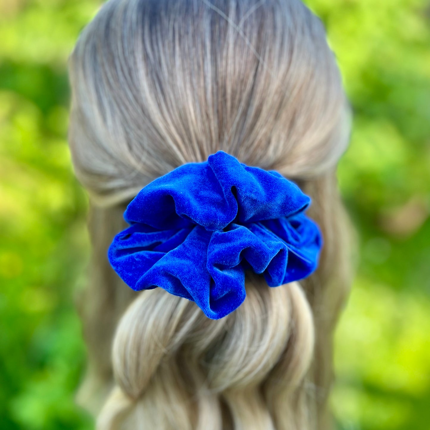 Selena Cobalt Scrunchie