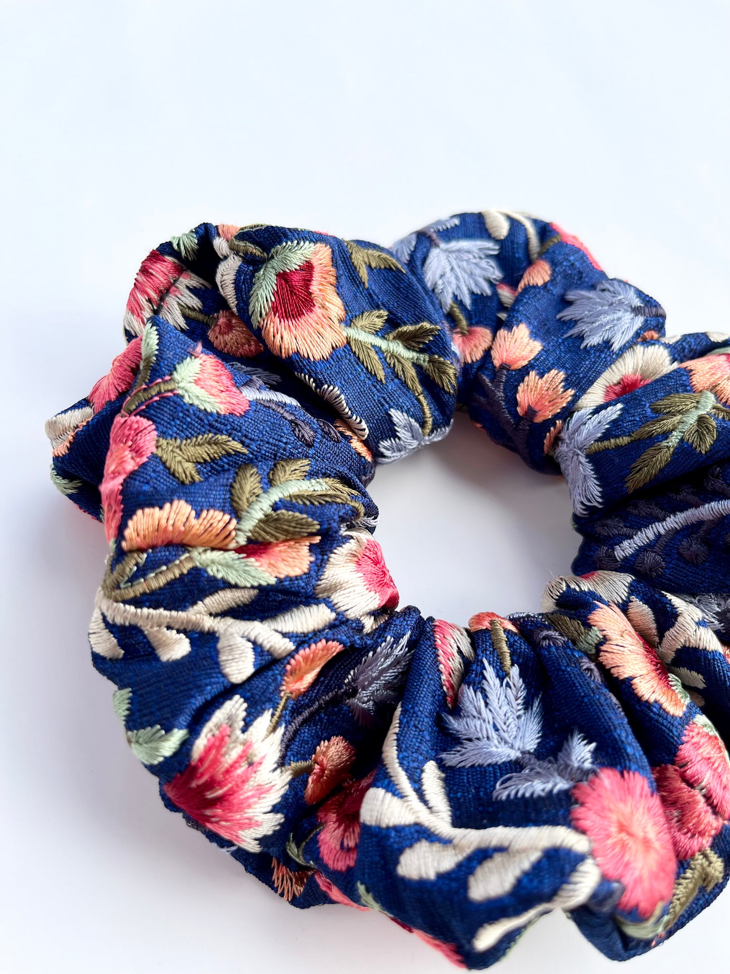 Jane Embroidered Scrunchie