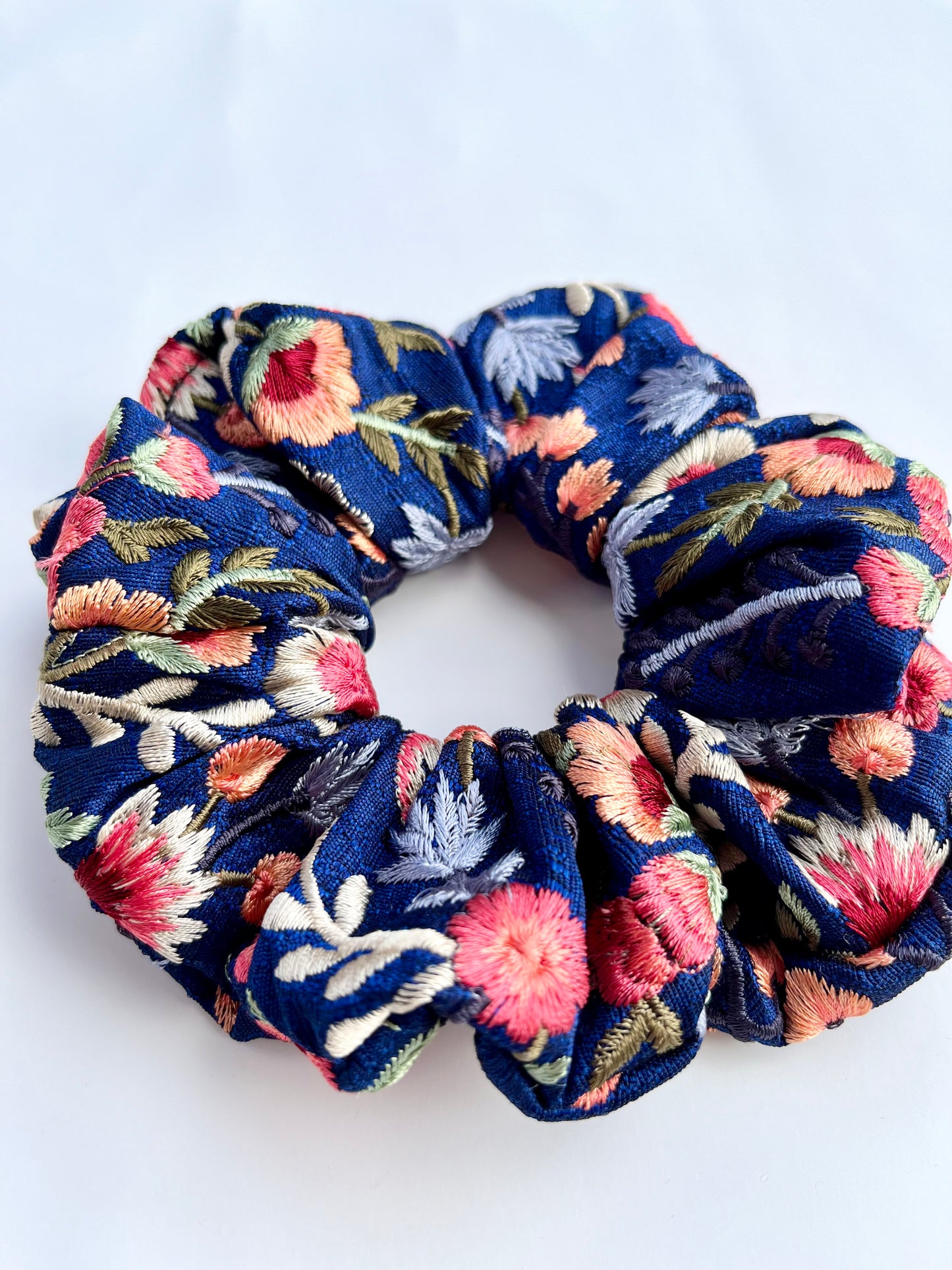 Jane Embroidered Scrunchie