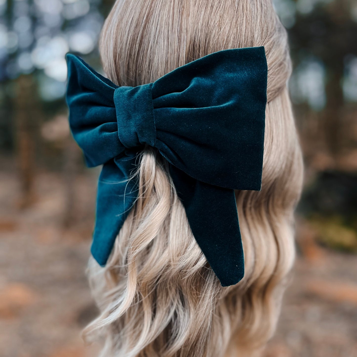 Kelly Dark Green Bow