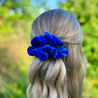 Selena Cobalt Scrunchie