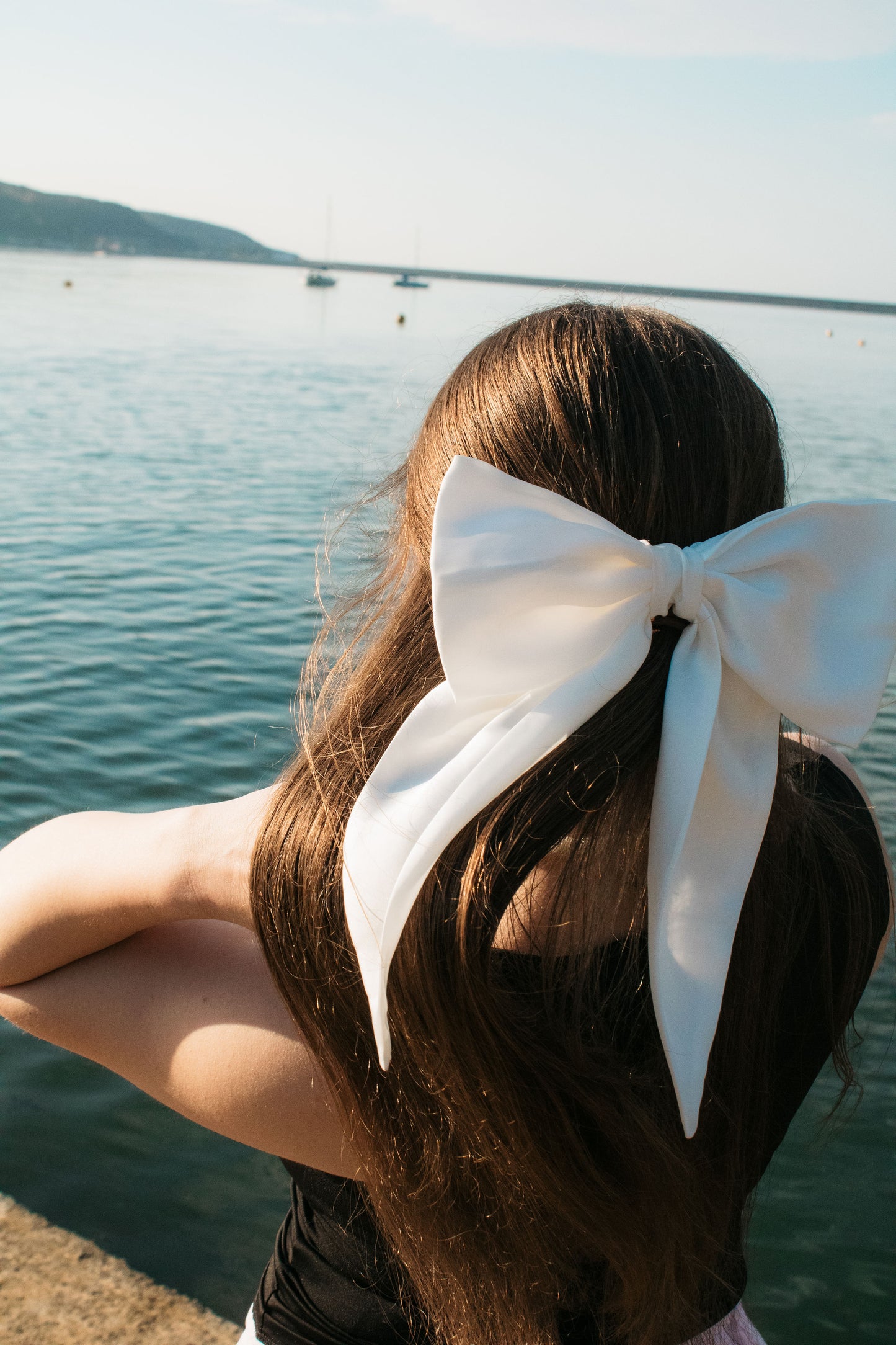Amèlie Satin Bow Clip
