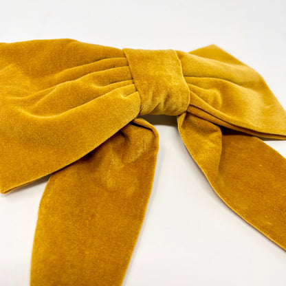 Kelly Mustard Yellow Bow