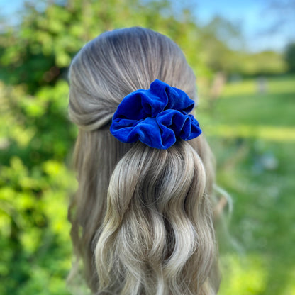 Selena Cobalt Scrunchie