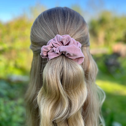 Selena Pale Pink Scunchie
