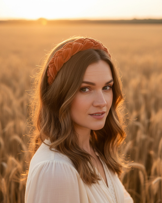 Aubrey Plaited Headband