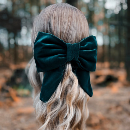 Kelly Dark Green Bow