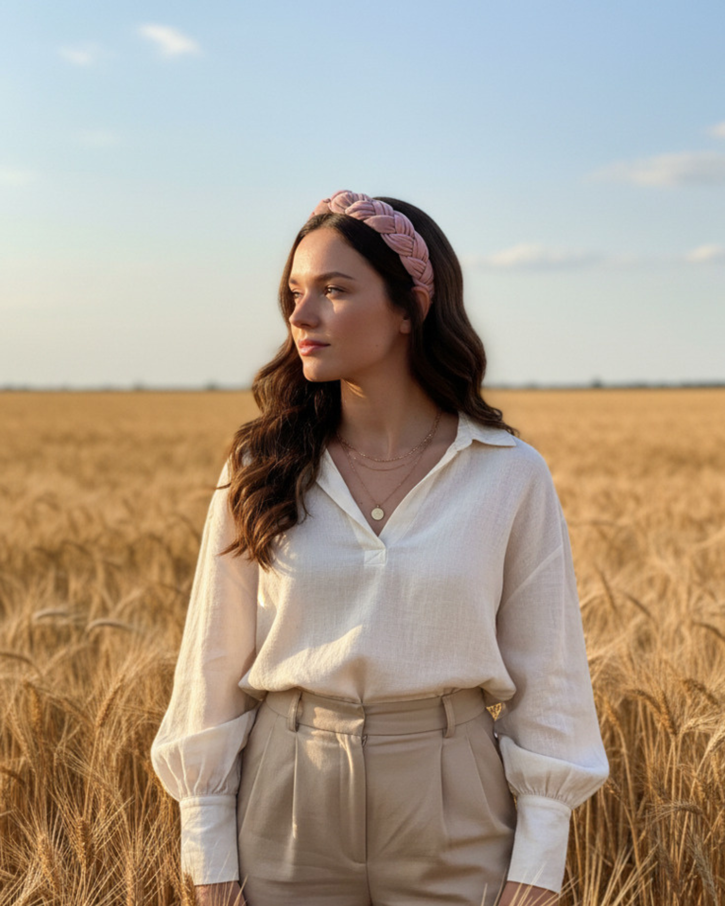 Holly Plaited Headband