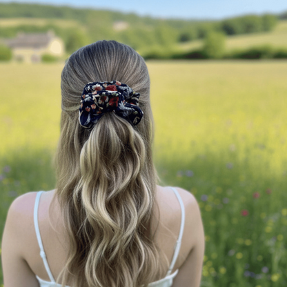 Jane Embroidered Scrunchie