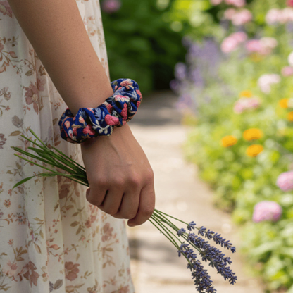 Jane Embroidered Scrunchie